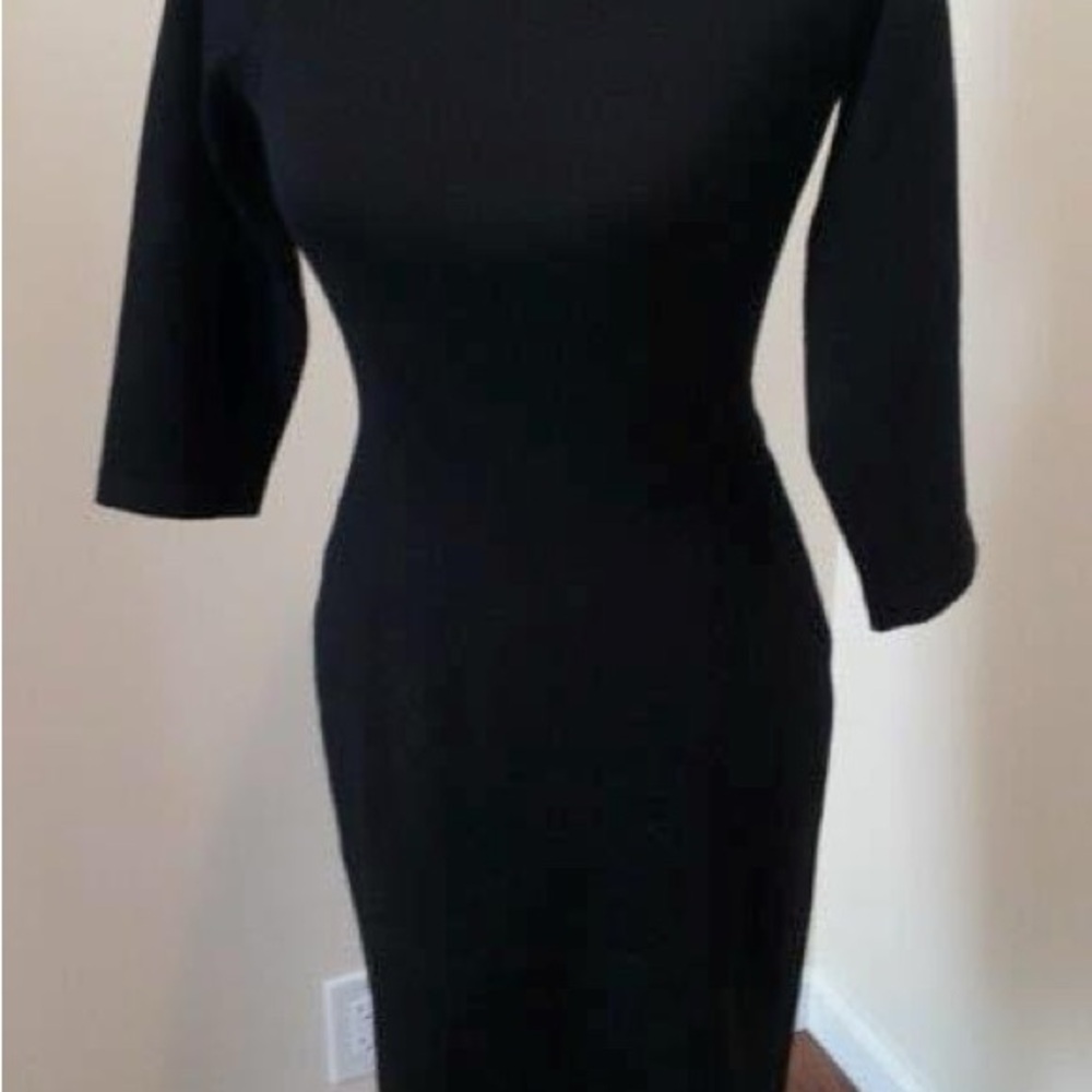 Black Knit Dress - Picture 11 of 11